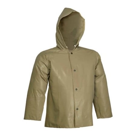 Tingley Tingley J12148 Magnaprene Hooded Jacket, Green, Inner Cuffs, Small J12148.SM